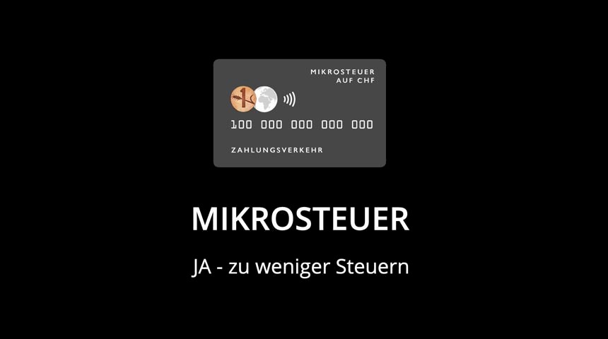 Logo Mikrosteuer - Ja zu weniger Steuern