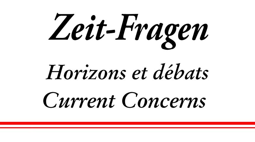 Logo Zeit-Fragen - Horizons et débats. Current Concerns.