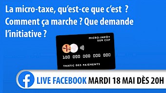 micro-taxe - live Facebook